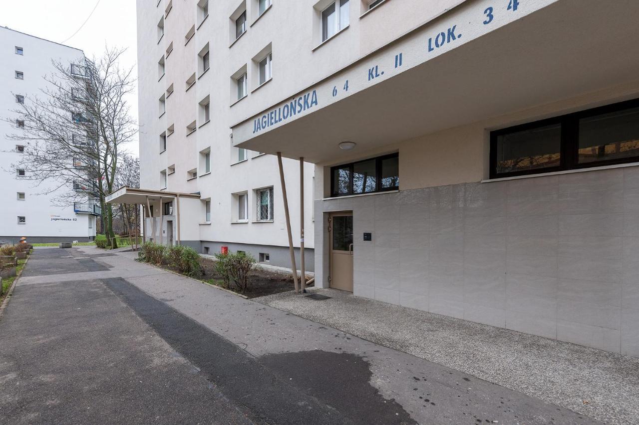 Jagiellonska 64 Prywatne Mieszkanie Z Oddzielna Sypialnia I Balkonem Samodzielne Zameldowanie! Self Check-In System! وارسو المظهر الخارجي الصورة
